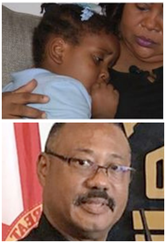 (Top) 6 year old Kaia Rolle (Bottom) Dennis Turner